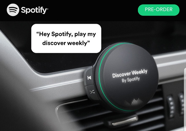 Скоро Spotify може да представи първото си хардуерно устройство