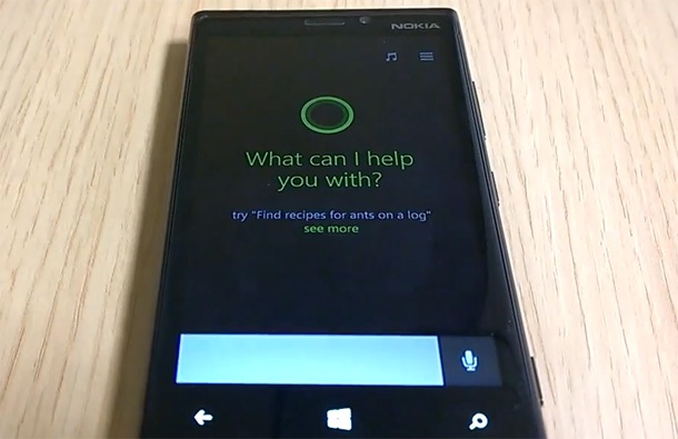 Видео на услугата Cortana в действие