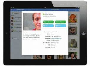 Skype с приложение за iPad, добавя и видеочат