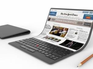 Lenovo показа концепция на лаптоп с гъвкав дисплей