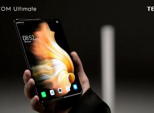 Tecno Phantom Ultimate е концептуален смартфон с навиващ се екран