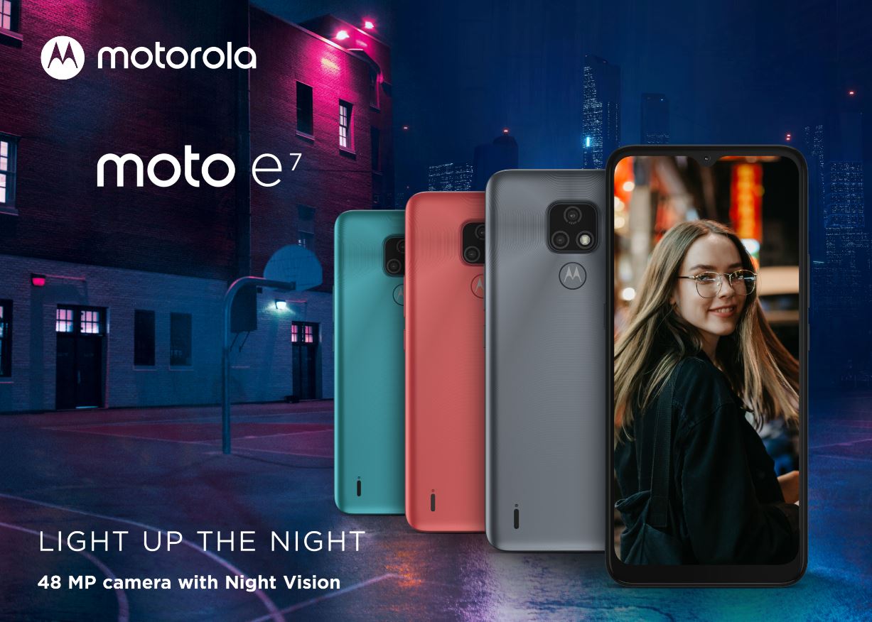 Motorola moto e7 има 48MP камера и 6.5-инчов дисплей
